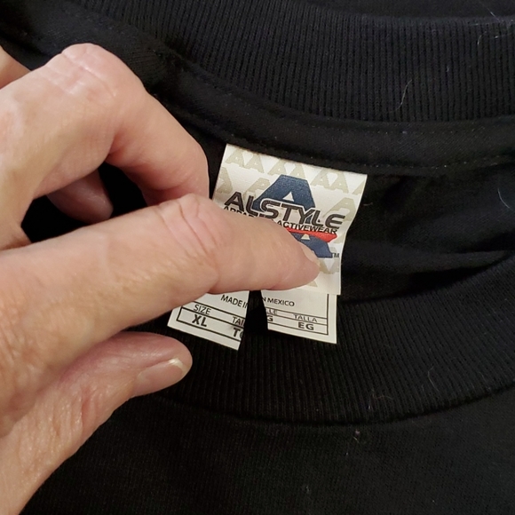 FOREIGNER black short sleeve concert band graphic tee shirt Kelly Hanson XL - Picture 3 of 5